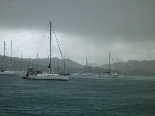 Squall over Prickly Bay, Grenada