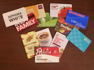 Haow many is too many loyalty cards?