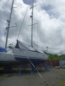 Ashore in the Boatyard