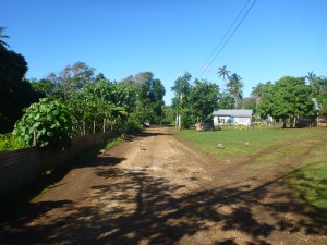 Village view on a Sunday