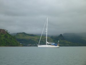 Temptress in Vitu Levu Bay