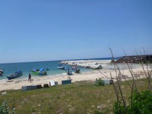 A view from the beach at Kupang