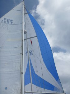 Spinnaker up