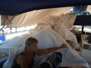 Sail repairs