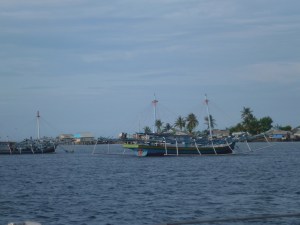 Spent the night amongst the fishing boats of Bukulimau