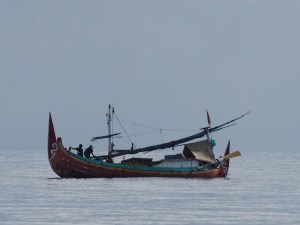 One of many styles of Indonesian fishing boat