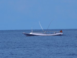 Fishing craft with outriggers